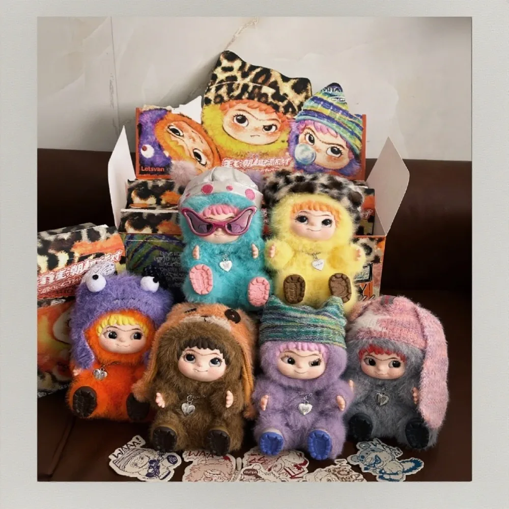 

20025 New Vinyl Doll First Generation Trick-or-Treating Wow Kuku Second Generation Blind Box Plush Doll Ornament Series