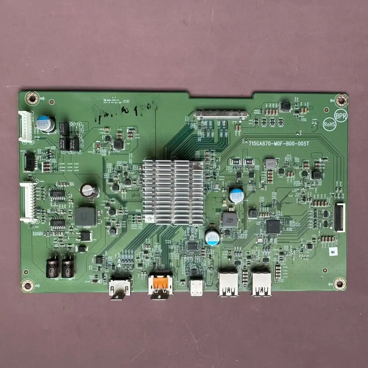 

T34W-20 MAIN BOARD 715GA870-M0F-B00-005T POWER BOARD 715GA373-P01-000-00GT T-CON BAORD 34QP-JU11MQ-V00-HFFOR TPM340YP06