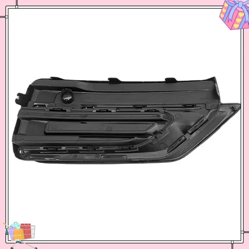 

A77T-Lower Bumper Grilles Trim Cover For Volvo XC90 2019-2022 Fog Light Grill