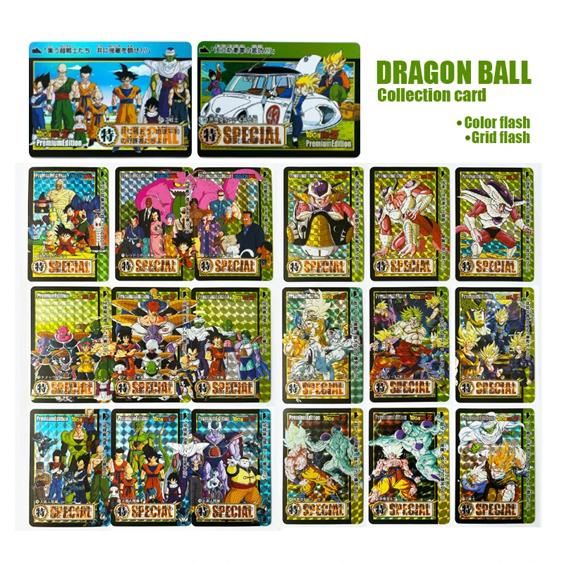 Homemade Diy Dragon Ball Son Goku Piccolo Vegeta Tien Shinhan Lunch Chiaotzu Krillin Android 18 Collection Card Toys Gift