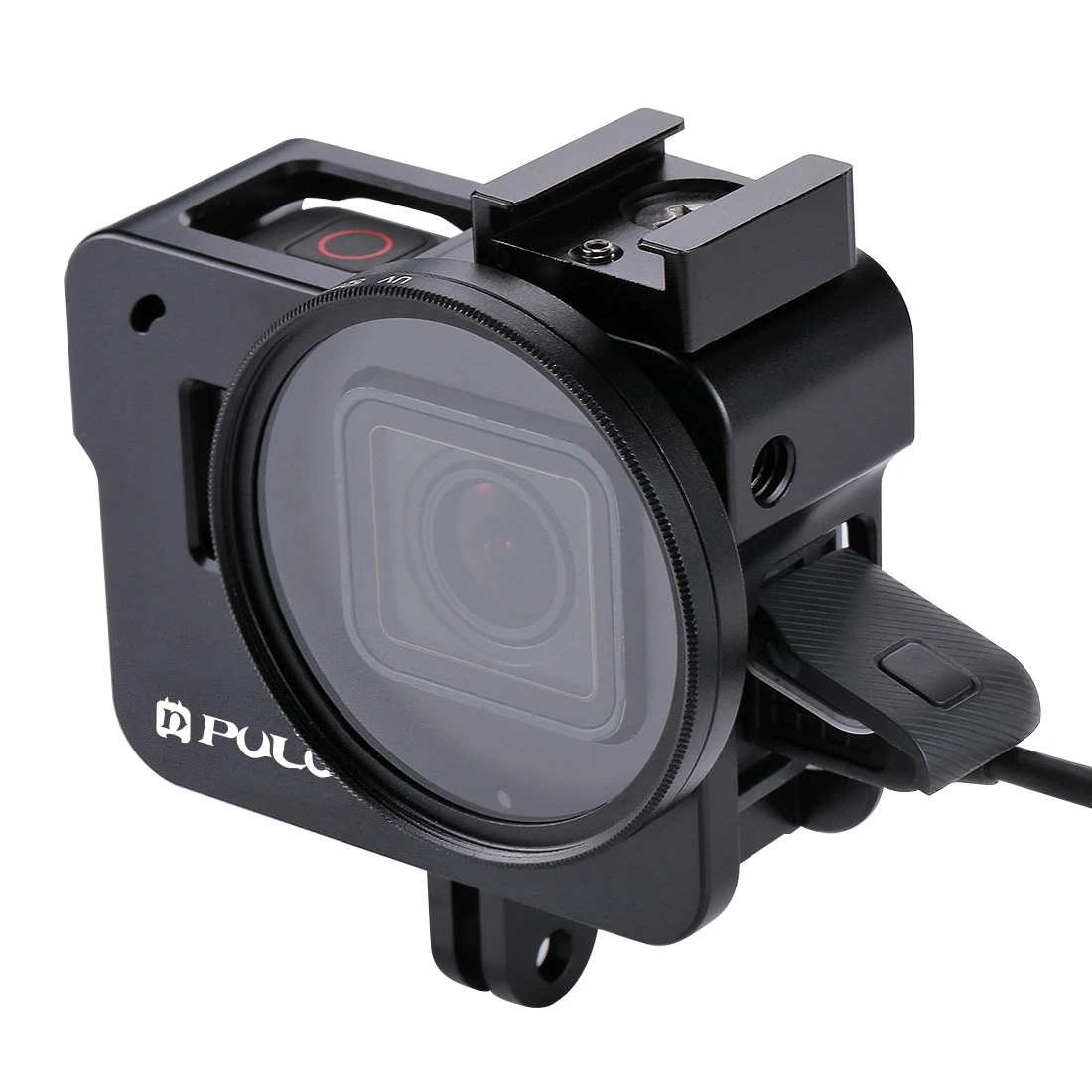 PULUZ Housing Shell For GoPro HERO 5 6 7 Black Aluminum Alloy Hard Protective Cage Frame Case For GoPro Hero 2018 Camera Cage