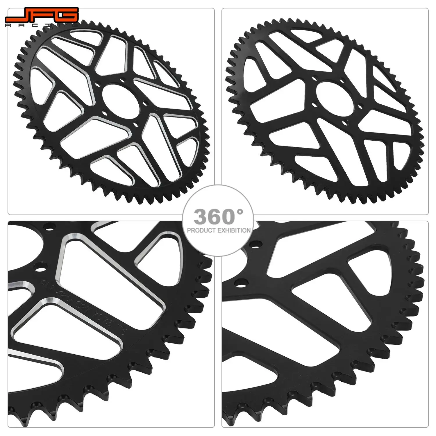 58T 62T Rear Chain Sprocket For Sur-Ron Surron Sur Ron Light Bee S X For Segway X160 X260 For Talaria Sting Electric Dirt Bike