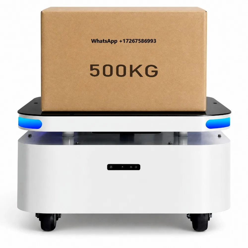Automated Guided Vehicle AGV M90 500kg Payload Heavy Duty Chassis SLAM Navigation for Material Handling Robot