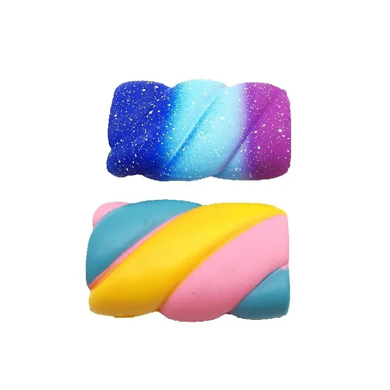 TOBEFU Cute Marshmallow Squishy PU Scented Antistress Squishes Slow Rising Toys for Kids Gift