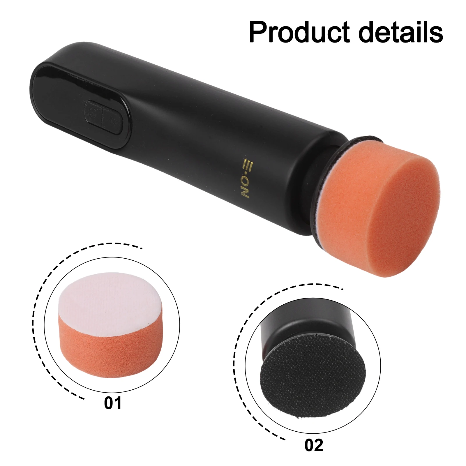 Adjustable Speed Polisher Car Polisher Kit 3 Speed Settings Built-in Lithium Battery Effective Scratch Removal