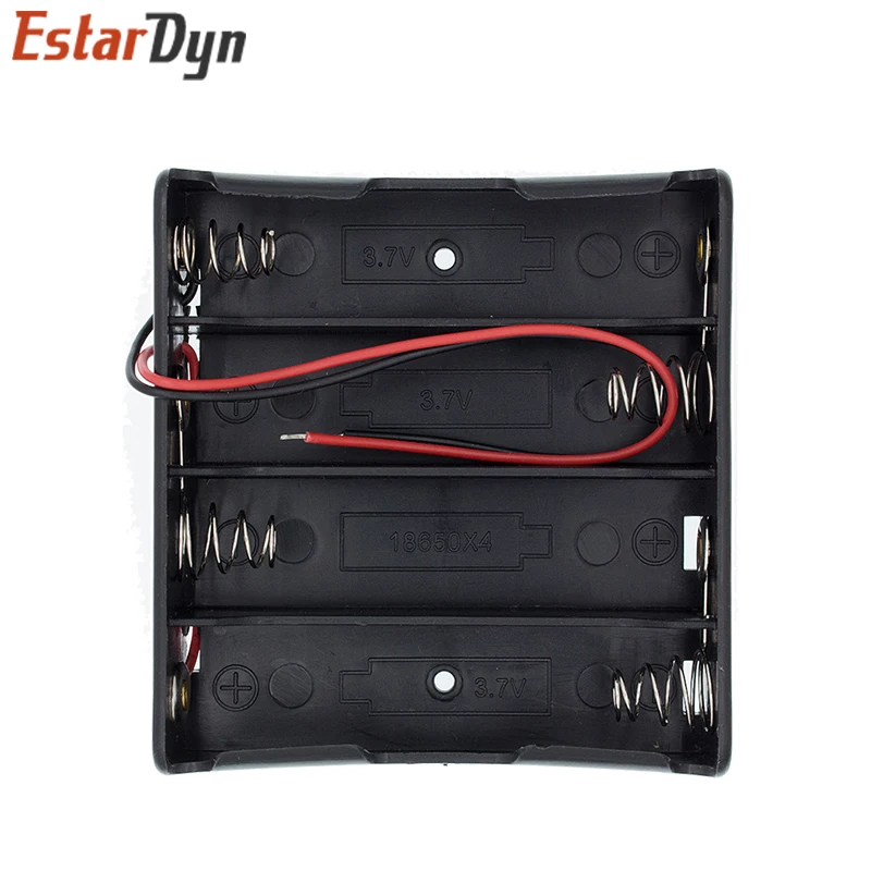 Plastic Standard Size AA/18650 Battery Holder Box Case 3V Battery Case 12V USB Drive Black With Wire Lead 3.7V/1.5V Clip