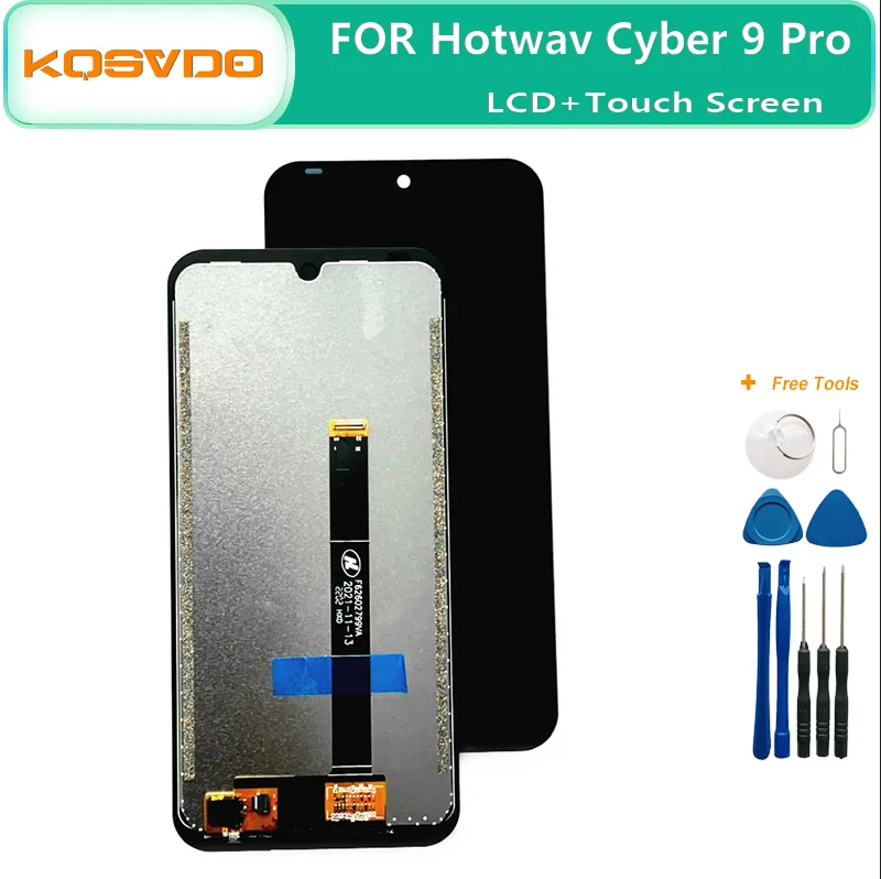 

New Original For HOTWAV Cyber 9 Pro LCD Display Touch Screen Digitizer Assembly Replacement +tools