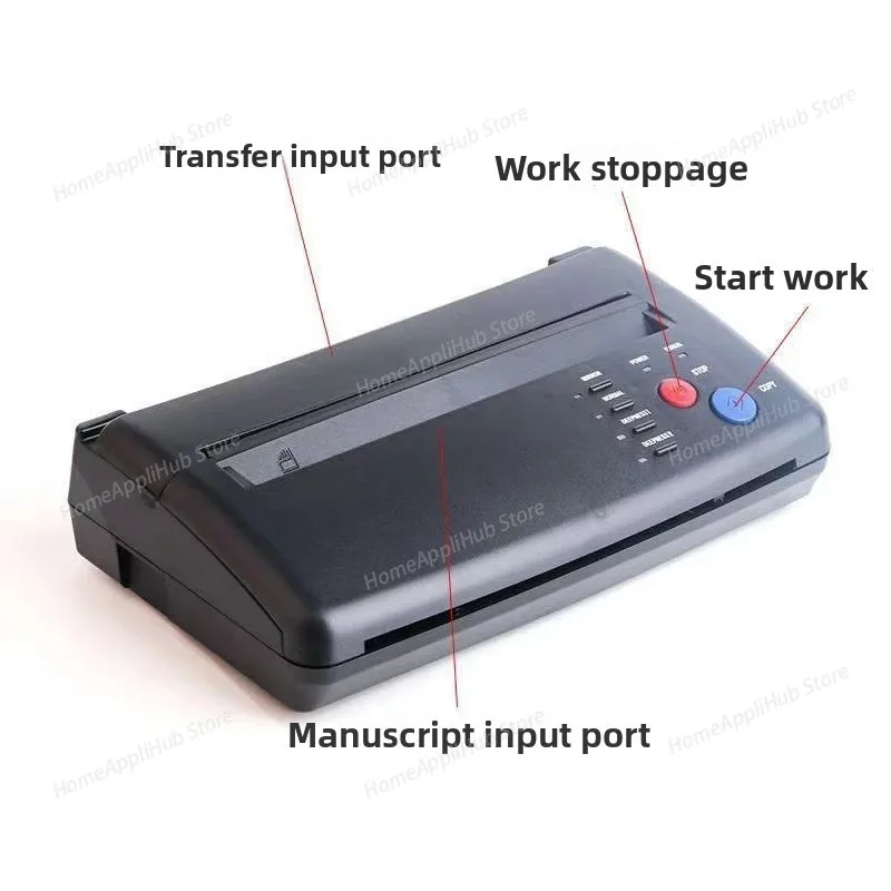 Tattoo Transfer Machine Stencils Printer Maker Copier Printer Line Drawing Tools For Tattoo Photos Transfer Supplies Paper Copy view 2