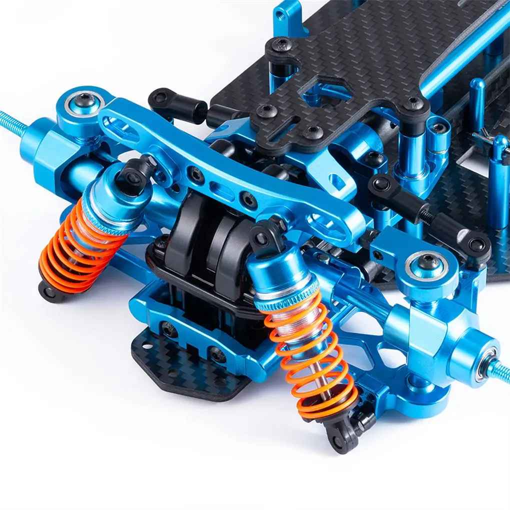 1/10 Carbon  Fiber Frame for Tamiya 1/10 TT02 Metal Alloy Frame Chassis  RC Car Part DIY Model Drift Racing Upgrade Parts KIT