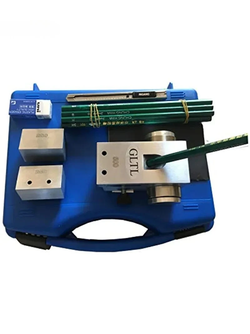 GLTL 3-PIN-1 Pencil Hardness Tester ASTM D3363 500/750/1000g Weights with 13 Pcs Pencils
