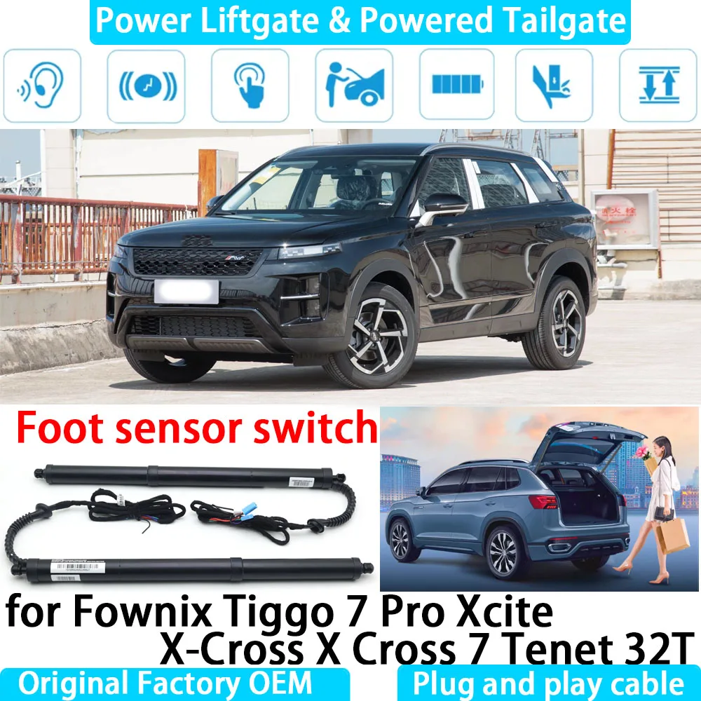 

for Fownix Tiggo 7 Pro Xcite X-Cross X Cross 7 Tenet 32T Automatic Electric Power Liftgate Powered Tailgate Strut Tail Gate Lift