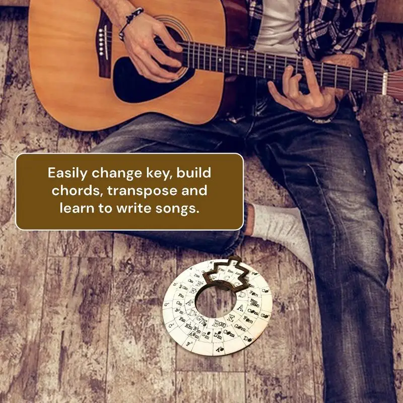 Round Music Melody Tools Modern Mini-malism Log Color Wooden Instrument Tools Instrument Accessories Children