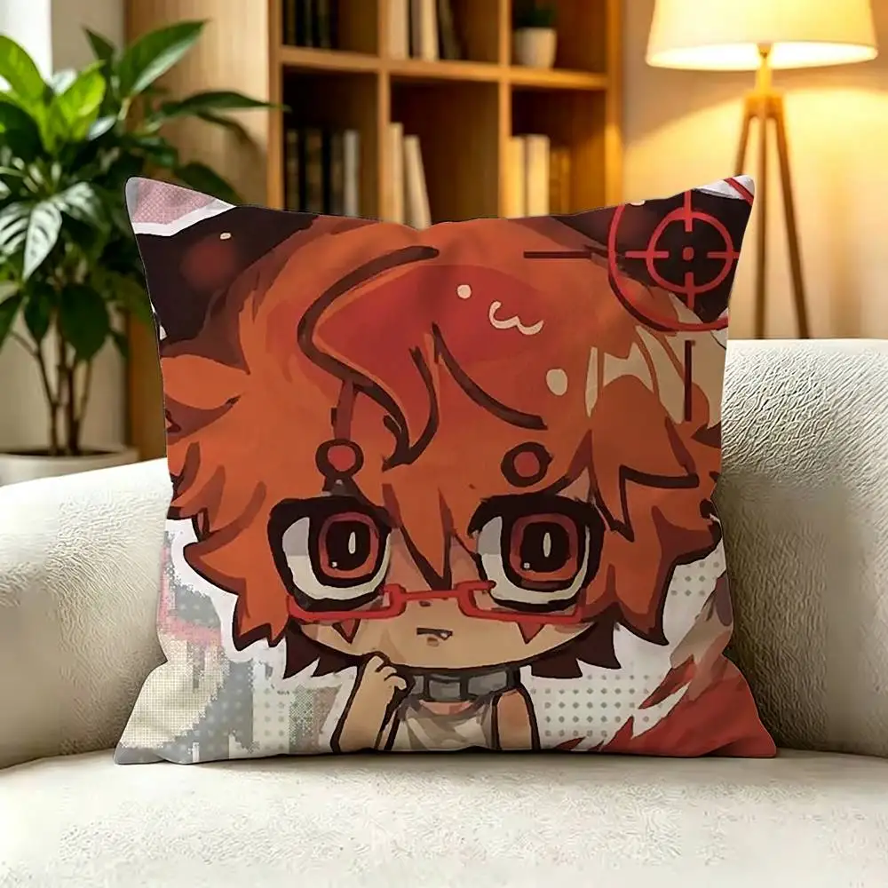 Chibi R-Ren Hana Various Sizes Square Pillow Case For Car Home Bedchamber Decor