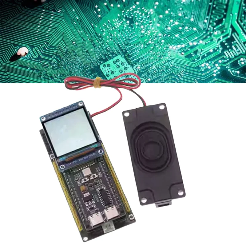 

Робот с голосовым чатом AI ESP32-S3, макетная плата + 1,54-дюймовый цветной экран, комбинированная материнская плата Deepseek для обучения студентов