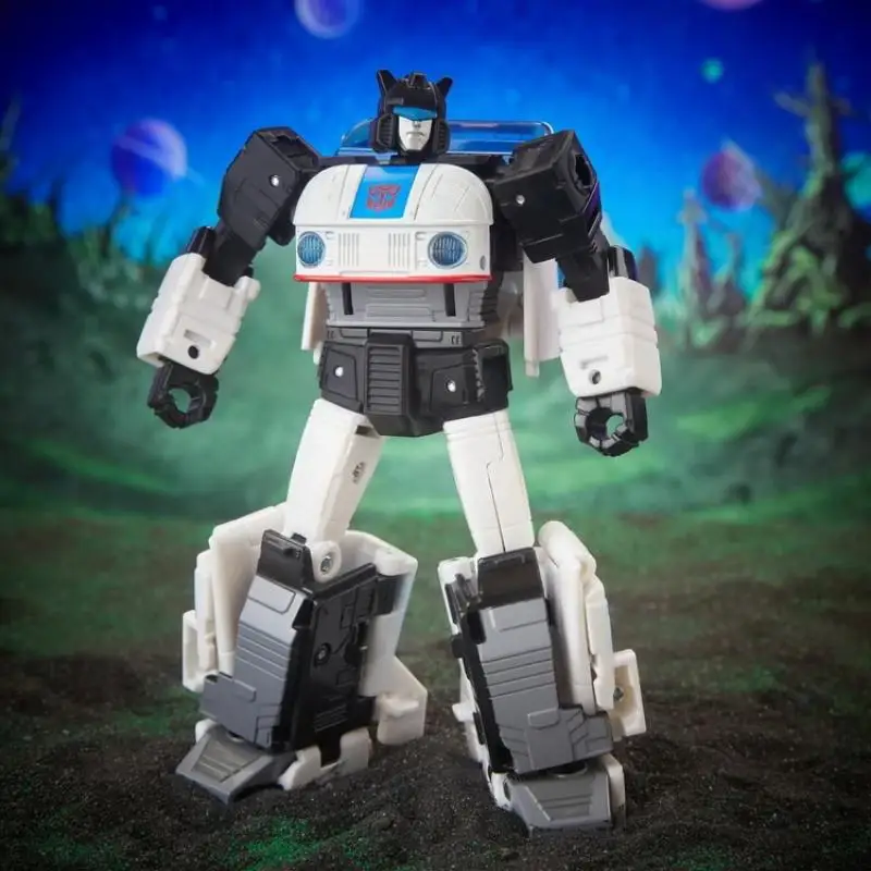 Hasbro-TransDevices Buzzworthy Bumblebee Action Figure, Evolution Origin, Autobot Jazz, Deluxe aq, Gift