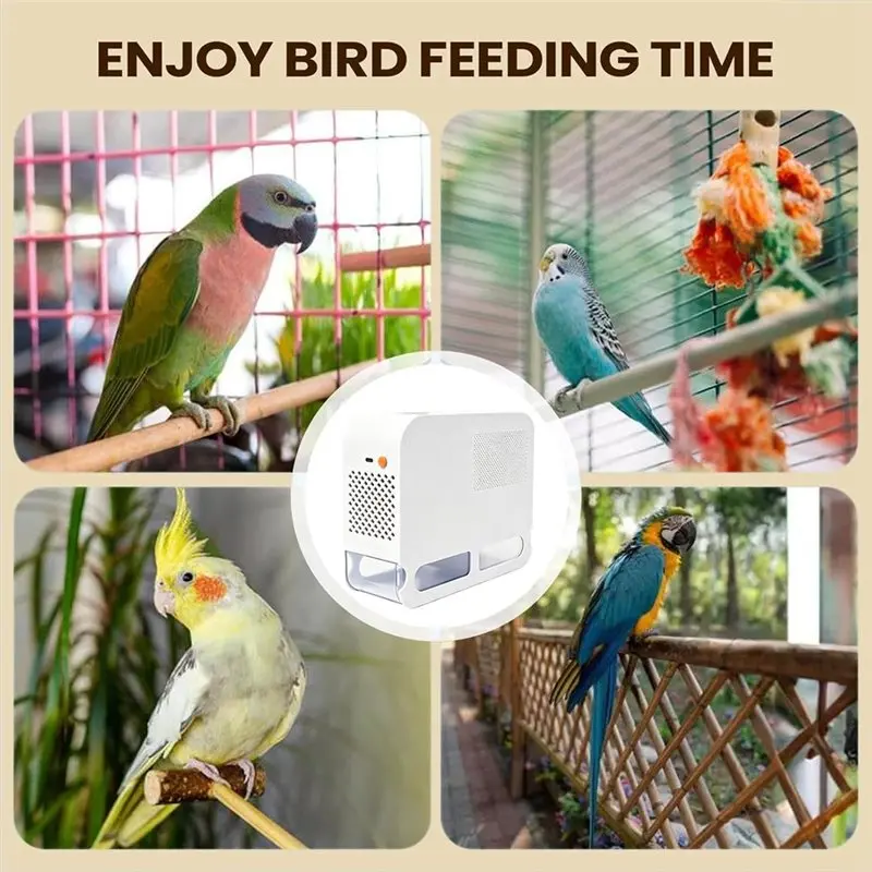 A96K-Bird Feed Shell Blowing Machine, Bird Food Electric Separator Bird Seeds Separator And Blower With 2 Visible Drawers