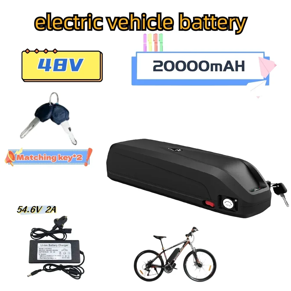 

FOR Hailong Battery 48V 20Ah Battery+charger For 350W 500W 750W 1000W Motor BBS02 BBS03 BBSHD Electric Bicycle