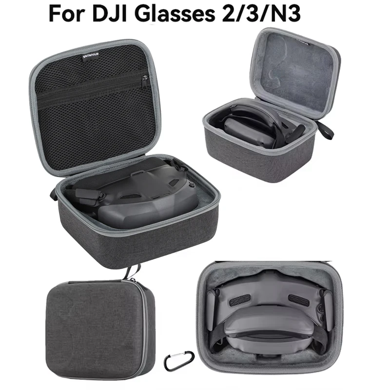 Sunnylife For DJI FPV Goggles 2 3 N3 Storage Bag Suitcase For DJI FPV Flight Glasses Drop Protection Package Carrying Case