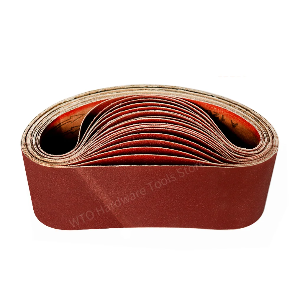 10PCS 610 * 100mm Sanding Belts Metal Polishing Sand Paper 40-1000 Grits Abrasive Bands, Best for Sanding Wood,Metal and Paint