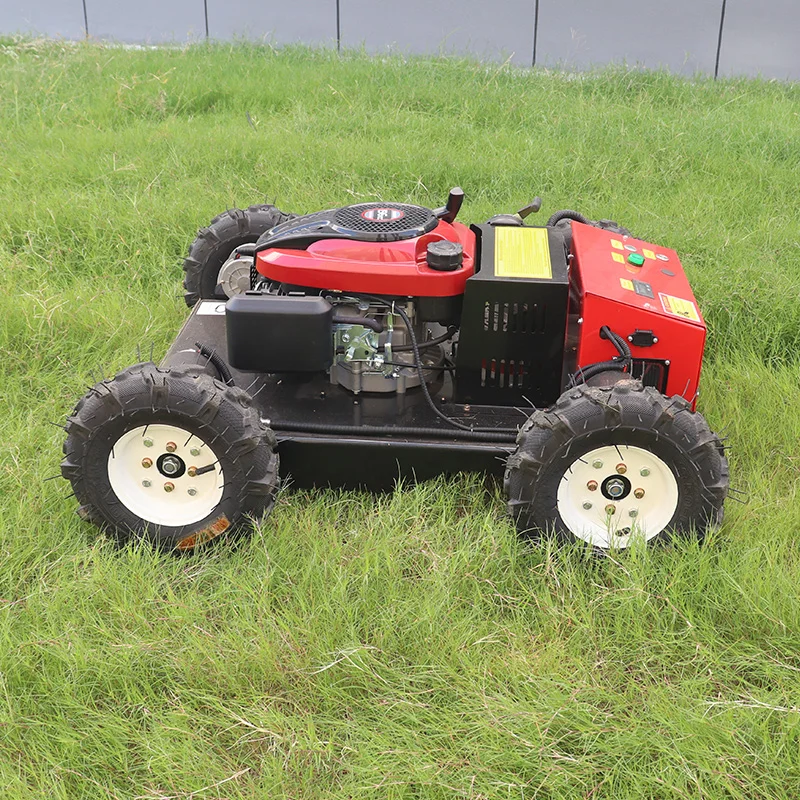 إزالة الأعشاب الضارة بكفاءة، 7-8-9 حصان جزازة العشب الروبوتية التي تعمل بالبنزين مع قاطع العشب #5