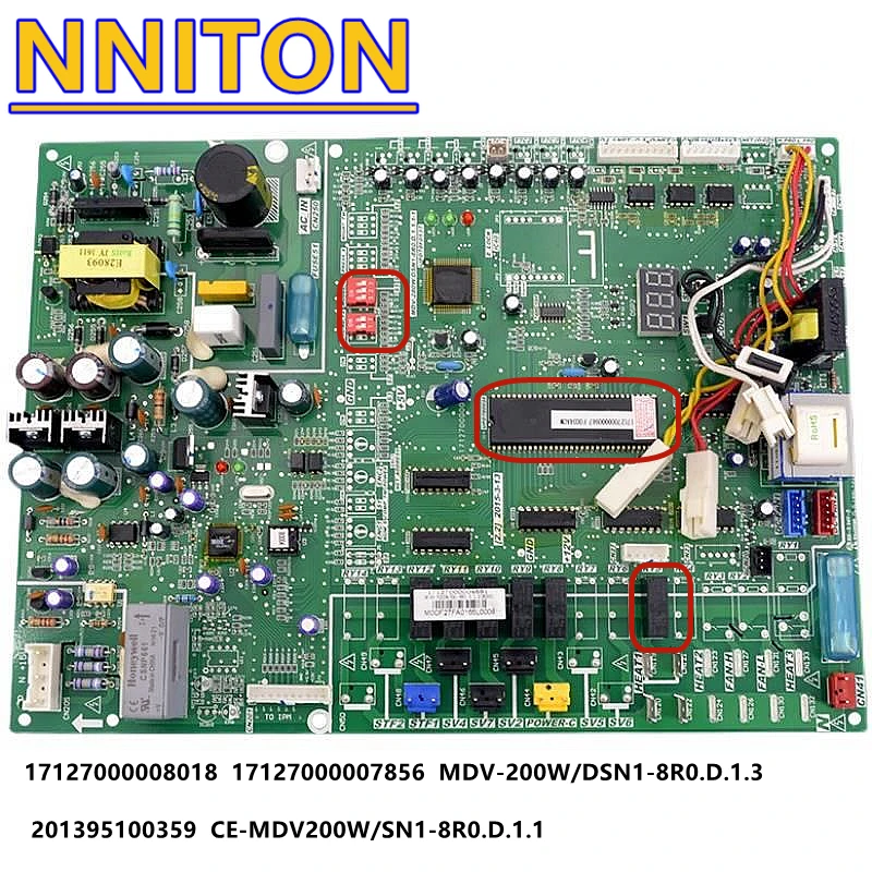 central air conditioning motherboard  17127000008018  17127000007856  MDV-200W/DSN1-8R0.D.1.3 201395100359  CE-MDV200W/SN1-8R0.D