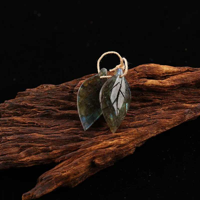 B&F Labradorite  Earring Beads for Jewelry Making, Handmade Natural stones beads, Stones for jewelry Making Supplies