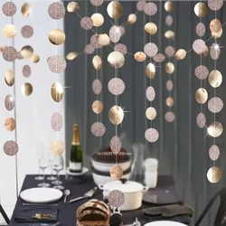 4M Twinkle Paper Garland 1st 18 21st 30 40 50 60 anni Happy Birthday Party Decoration Adult Kids Boy Girl Baby Shower Decor