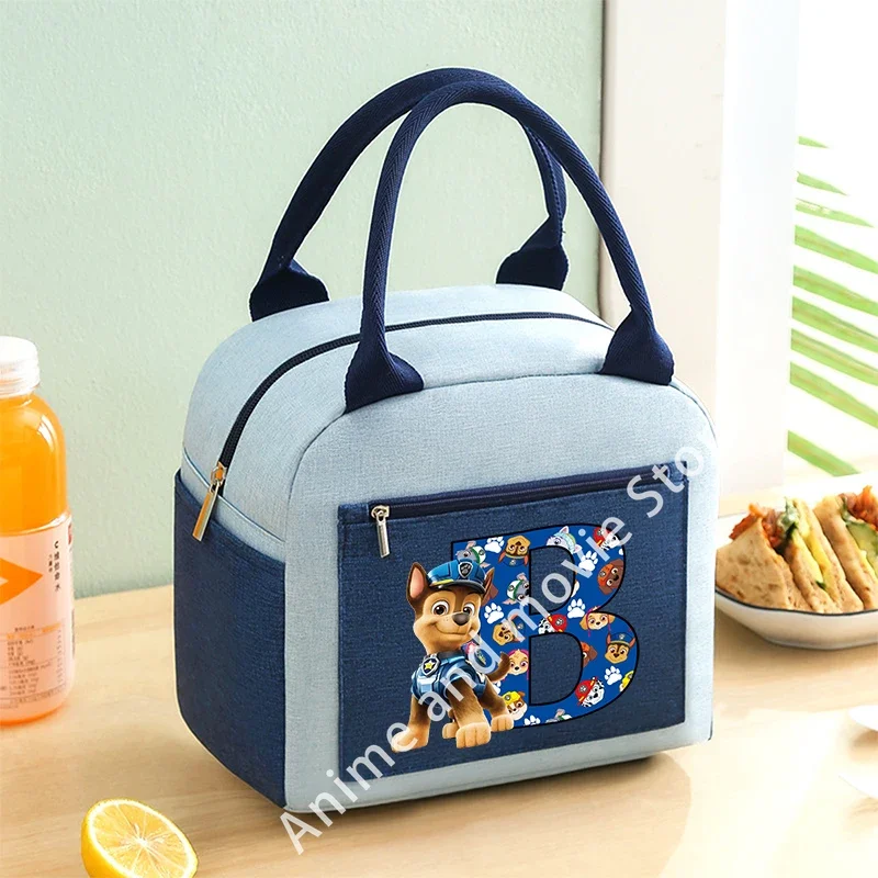 Paws Patrols Chases Jongens Kind Lunchpakket Cartoon Brief Geïsoleerde Zakken Lunchboxen Verdikte Waterdichte Handtas Anime Kids Gift