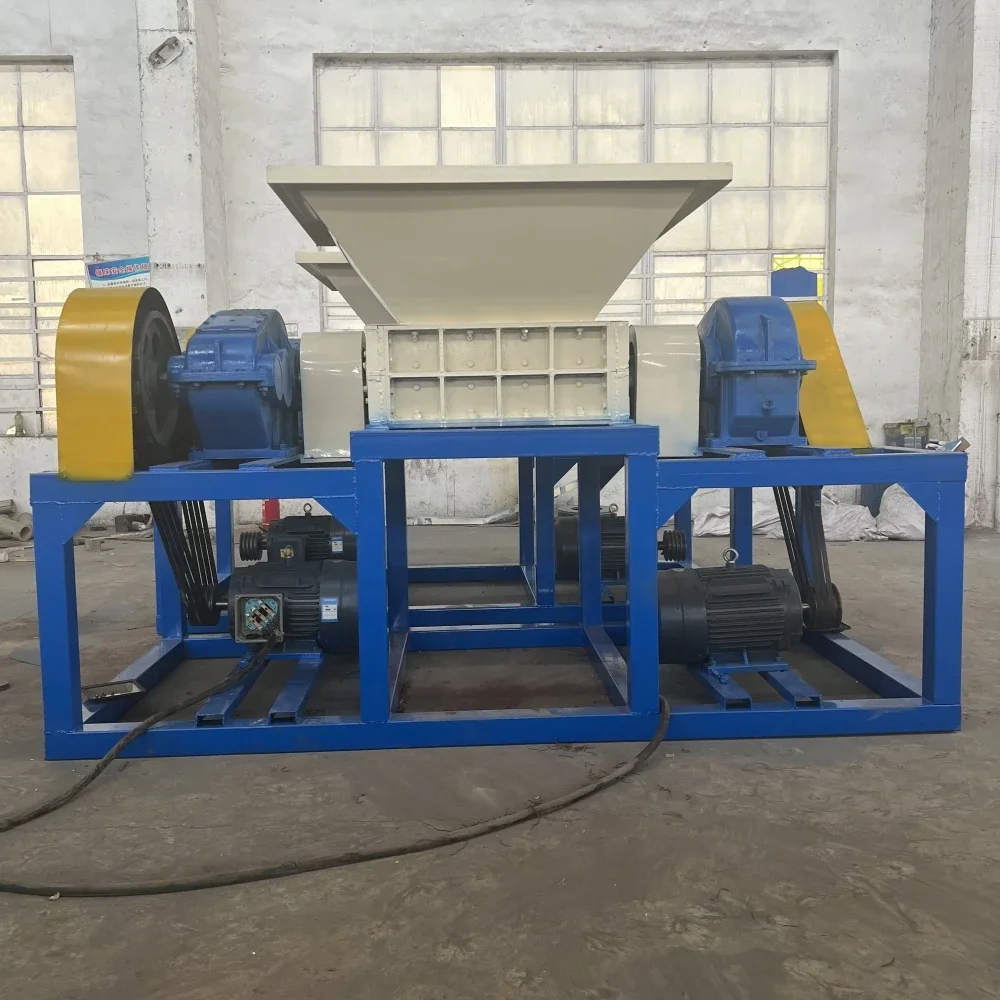 Customized Double Shaft Metal Shredder Crusher Scrap Metal Shredder Shreds Metal