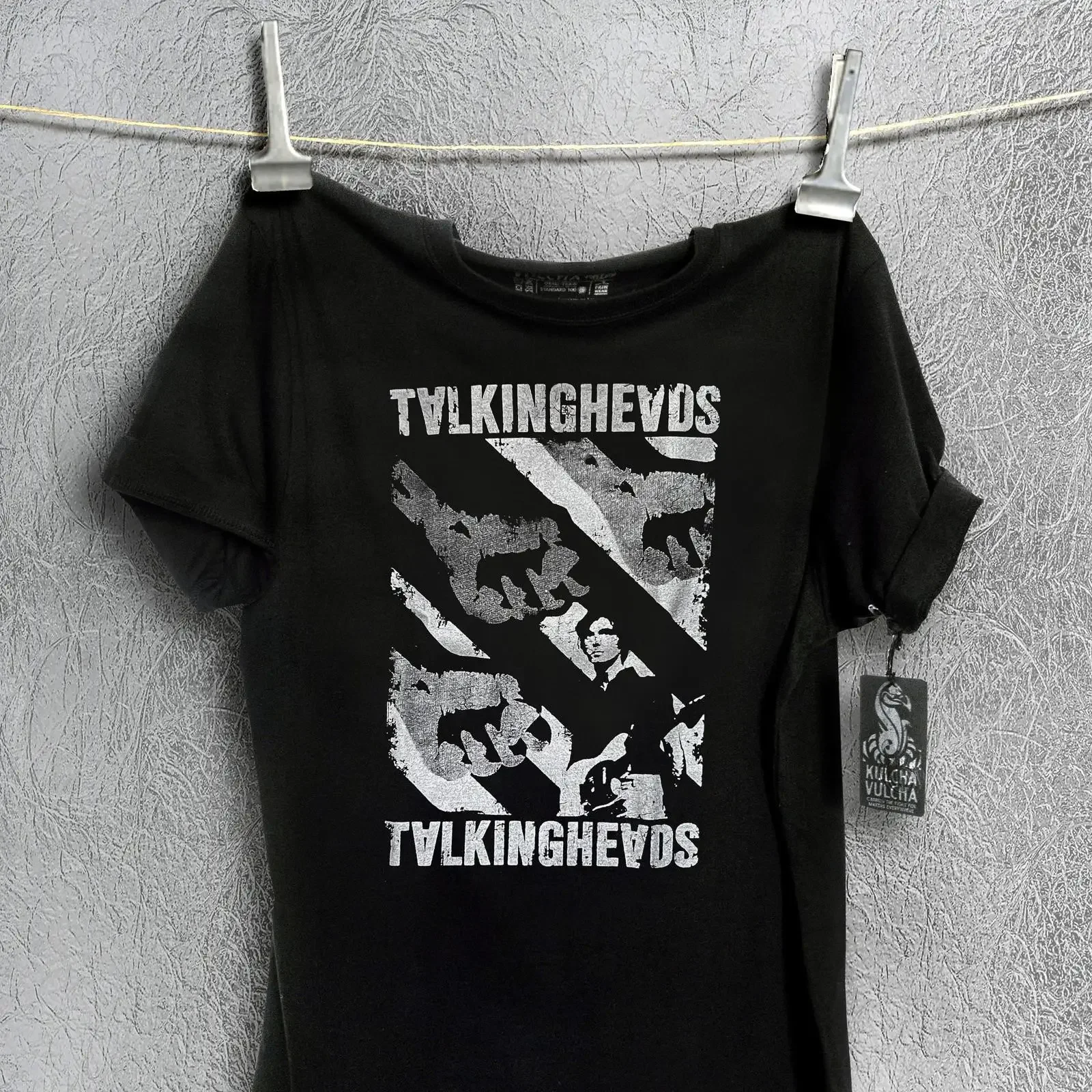 Talking Heads T Shirt 100 Combed Cotton Fair Wear Approved and Women vintage Washed Versatile Comfortable Top For Everyday Wear