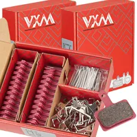 25 pares de pastillas de freno de bicicleta compatibles con pastillas de freno Tektro pastillas de freno disco de bicicleta Ebike Trp pastillas de freno con herramientas de instalación