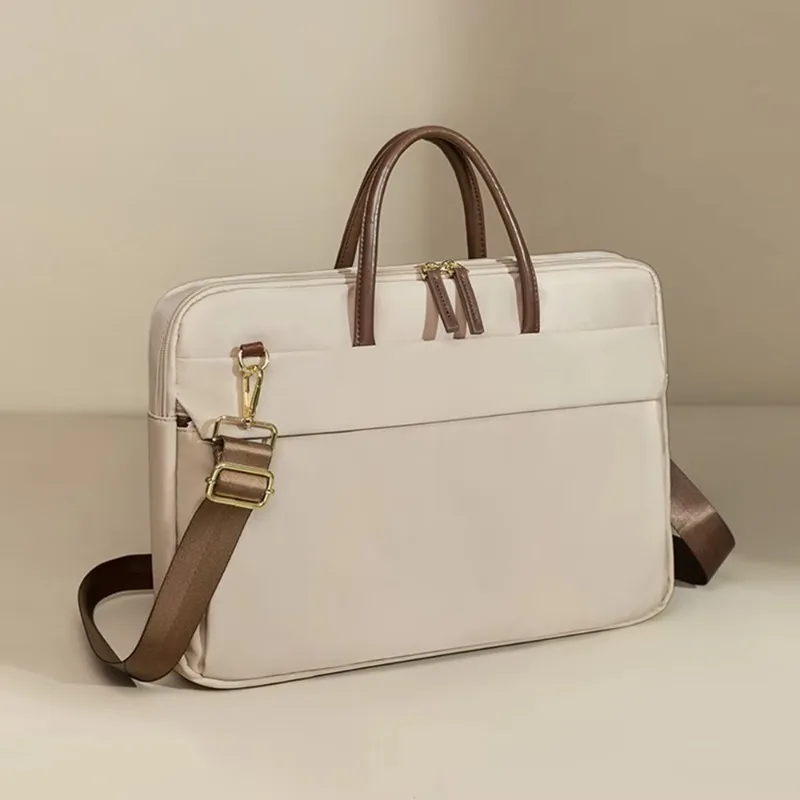 16-inch laptop bag, new style business shoulder bag, hand-carry and crossbody, Oxford cloth waterproof briefcase