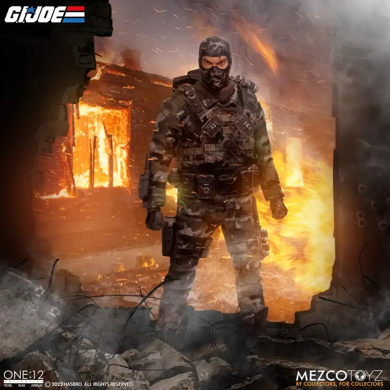 100% En Stock Original Mezco 1:12 G.I. Joe: Firefly 17cm Cobra's Stealth Specialista Anime colección de acción figuras modelo Juguetes