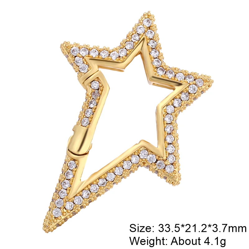 Juya DIY Hängeketten Anhänger Schmuckherstellung Zubehör Handgefertigte kreative Karabiner Spiralschlösser Schraube Medaillon Verschlüsse Zubehör