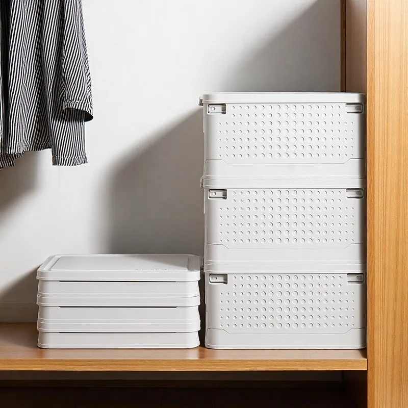 

Foldable Storage Box with Lid Book Storage Box Home Desktop Storage Box Car Storage Box