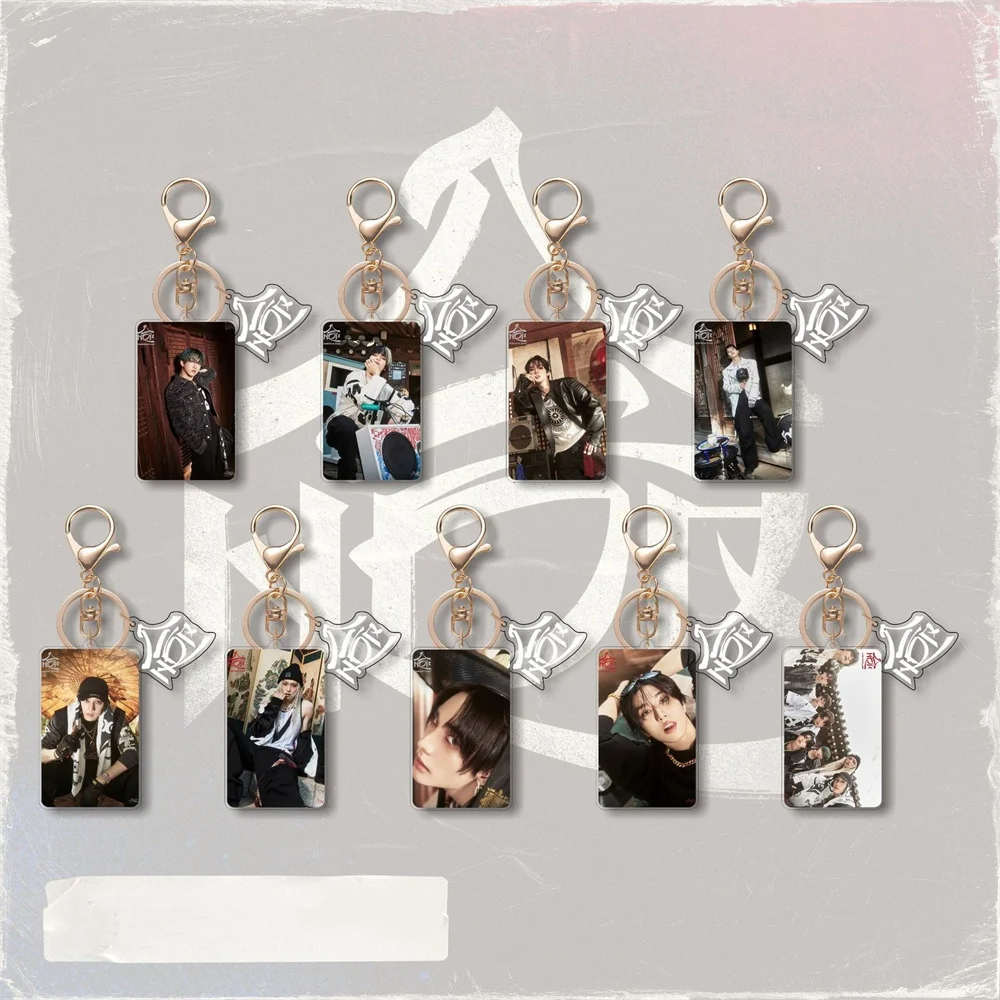 Kpop Boy Group New Ablum HOP Acrylic Keychain 2pcs Backpack Pendent Seo Chang-Bin HyunJin Felix Bangchan Han Fans Gift Collectin