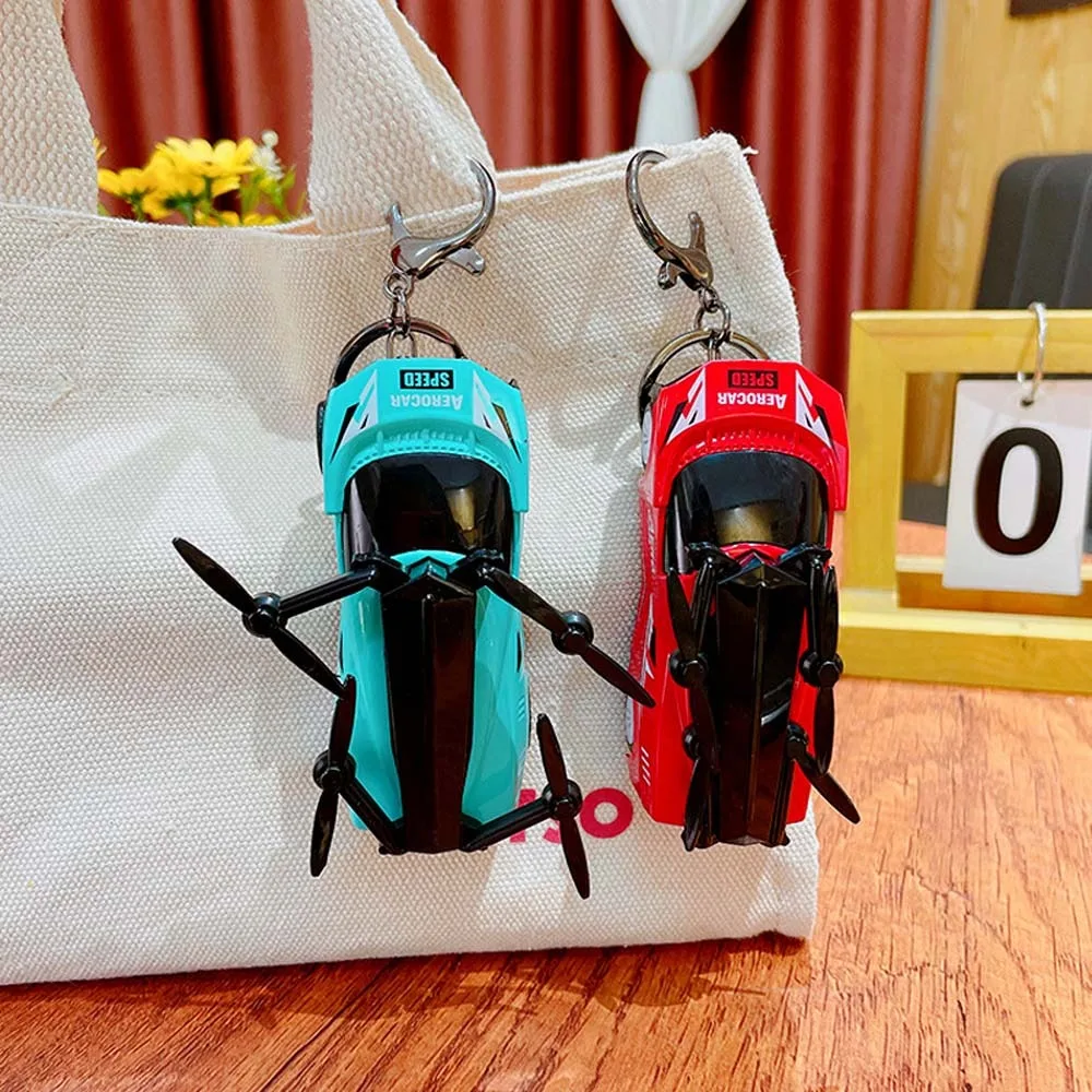 

2pcs/set Waterproof Run Cool Model Car Pendant Aircraft Decoration Cute Mini Acrylic Car Keychain Key Ring Cartoon