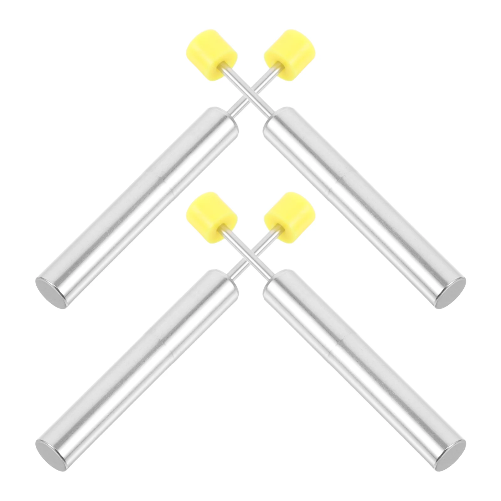 

4 Pcs Trash Bin Can Damper Stainless Steel Wastebasket Soft-close Mechanism Miniature Slow Closing Garbage Yellow