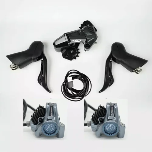 WHEELTOP EDS GeX Gravel Wireless Groupset, hydraulische Scheibenbremse, 3-14s