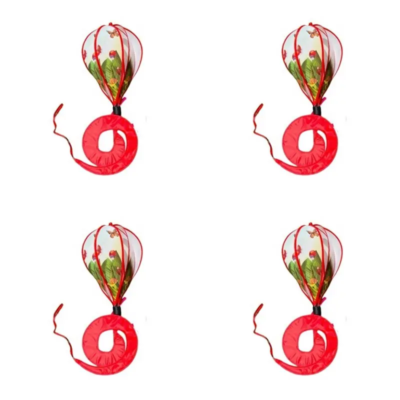 A96K-4X Garden Spring Hot Air Balloon Pendant Rotating Windmill Hanging Decoration B