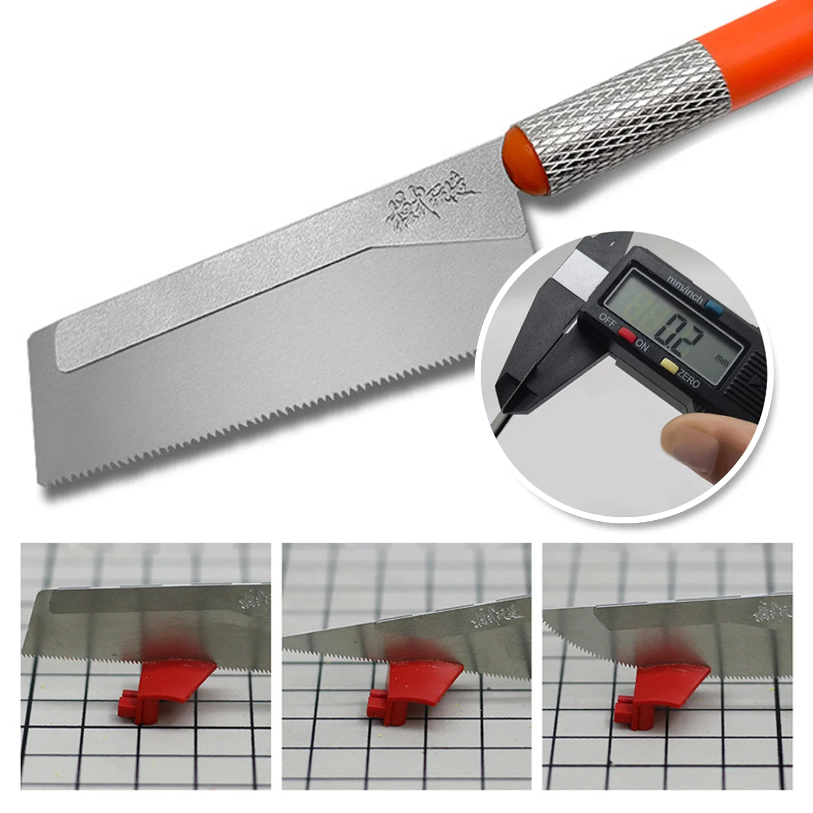 Ms101 Diy Mini Hand Saw Precision Craft Tool With Profiled Blade For Hobby Model Building And Miniature Projects