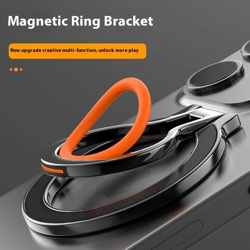 حامل هاتف مغناطيسي سيليكون إصبع سيارة لعبة غير مضغوطة الرجال دوران قابل للتعديل حلقة حامل لزجة قبضة الهاتف الهاتف متوافق