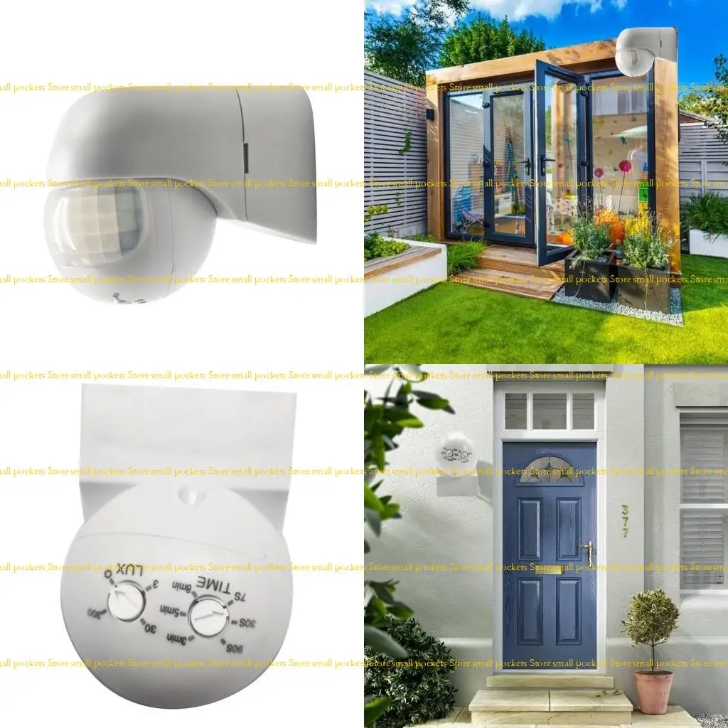 R1WD Outdoor PIR AC110~240v Automatic PIR Motion Switch for LED Flood Light