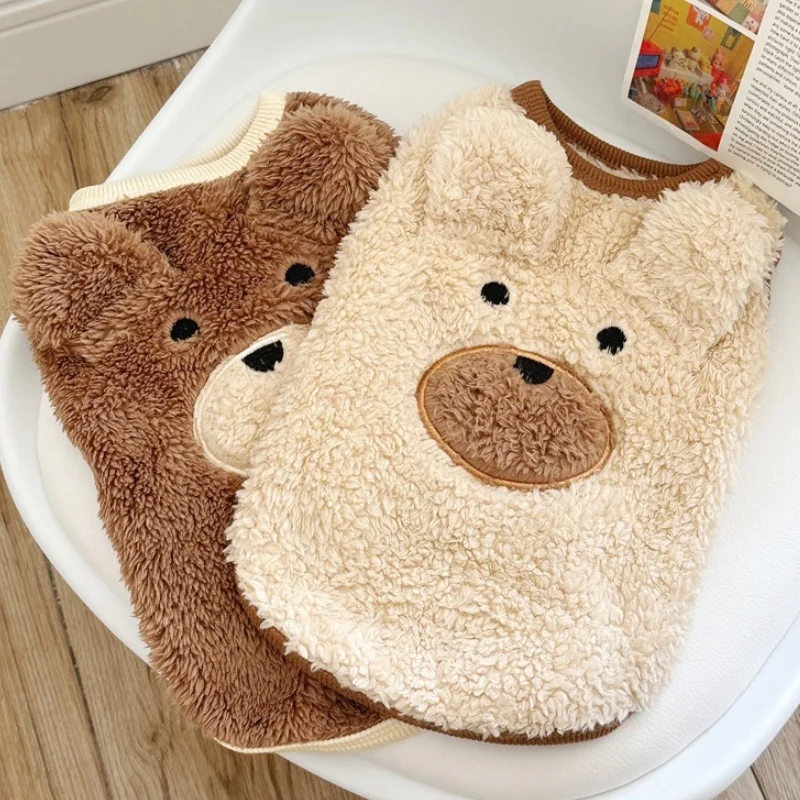 Chaleco de invierno patrón oso para perros Chihuahua Yorkie y gatos - imagen 4