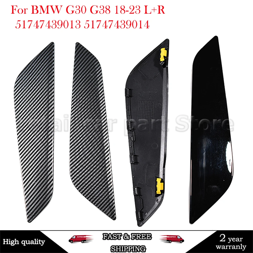 Frente Fender Guarnição de ventilação de ar tampa de saída, BMW G30 G31 G38 5 Series 2017-2023 Acessórios, 51747439013 51747439014