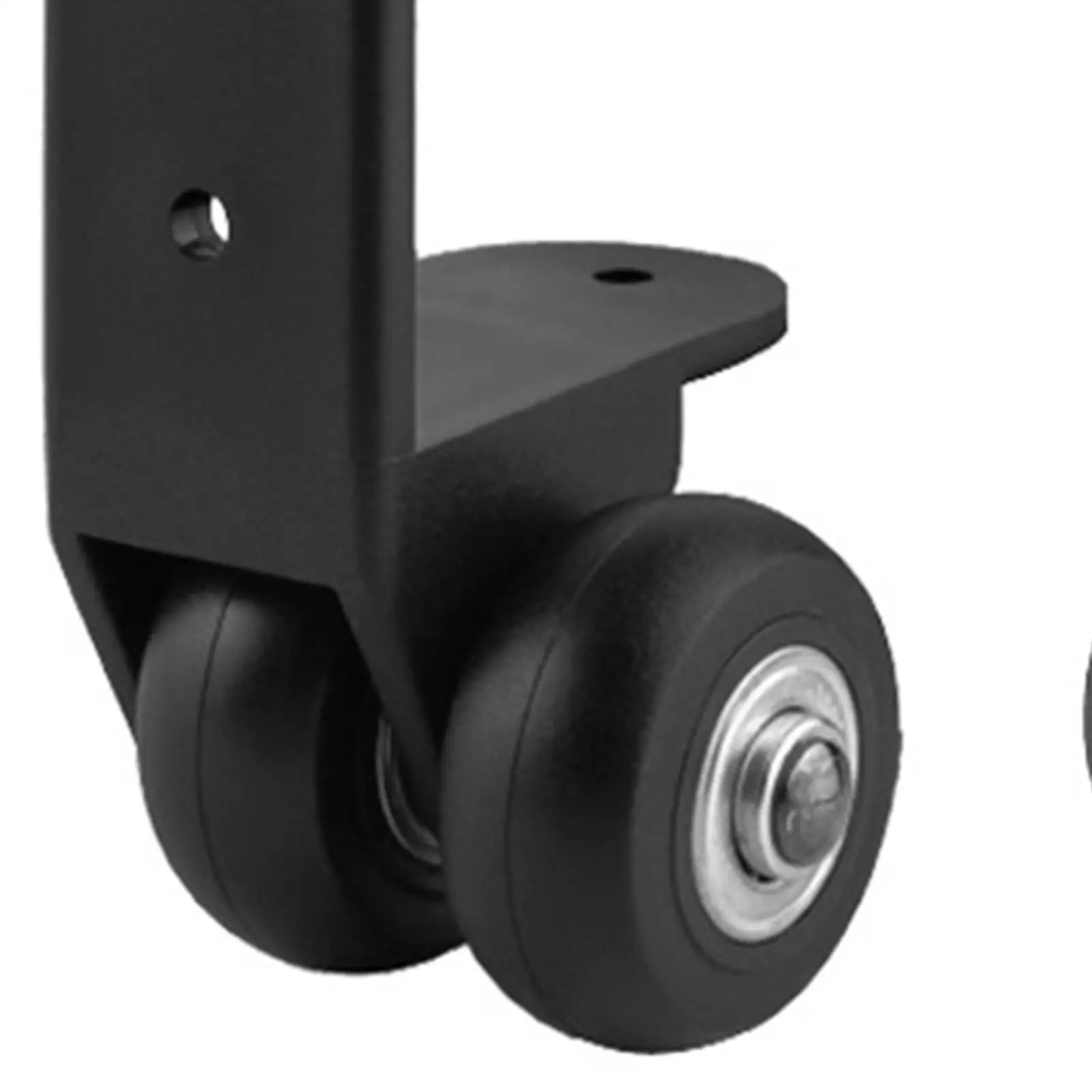 Dual Roller Luggage Caster Wheels Sturdy Replacement for Support Suitcases Folding Suitcase Rack and Portable Luggage Holder