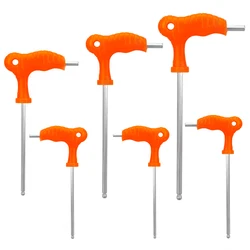 Allen Hex Key Wrench Inner Hexagon Wrench Spanner High-carbon Steel Hand Tool T Handle 2.5mm 3mm 4mm 5mm 6mm 8mm