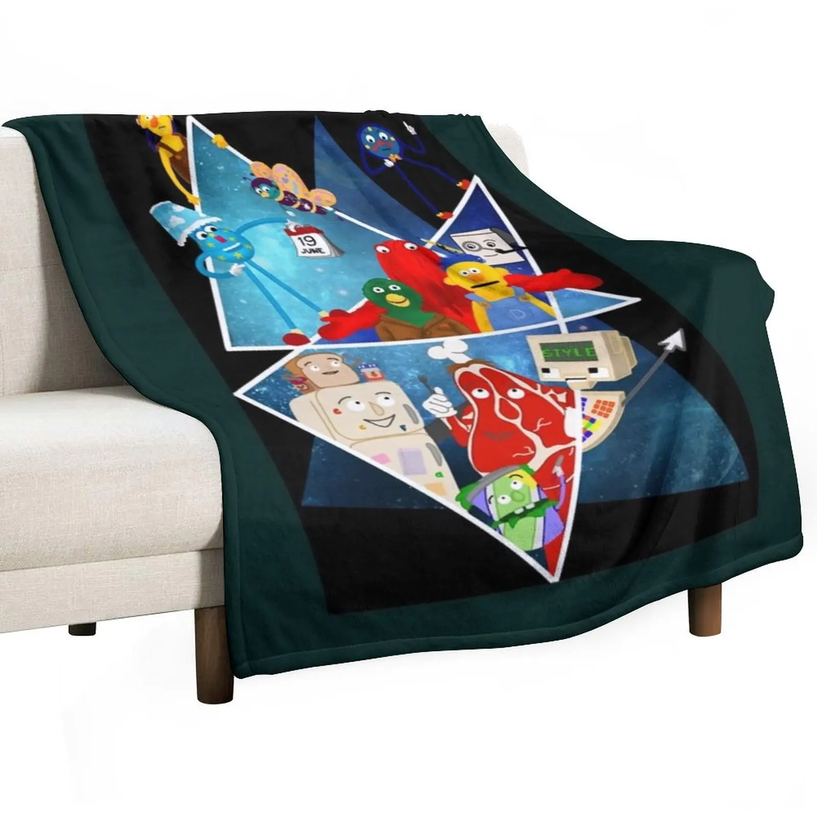 

Don_t Hug Me I_m Scared Tribute Throw Blanket Softest Bed Fashionable Quilt Luxury Designer Blankets