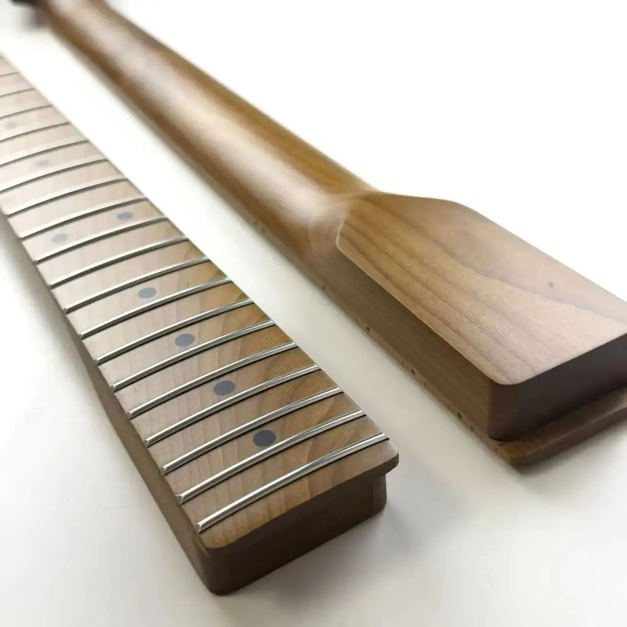 

TL Style Maple Fingerboard Custom Roasted Flame Maple Guitar Neck 22 Frets Stainless steel wire for Electric Guitar