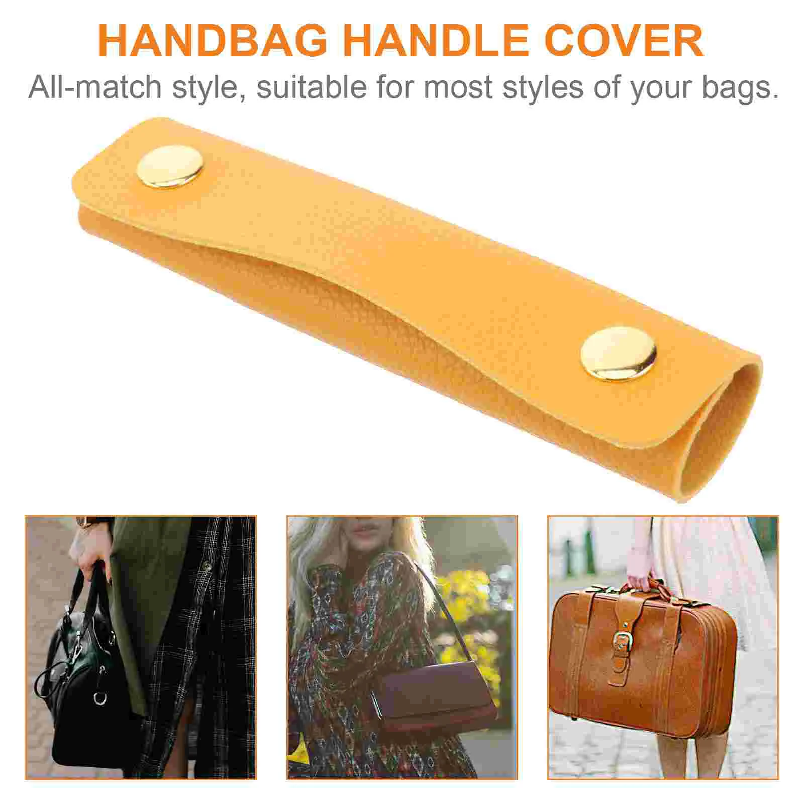 Handbag Handle Protector Protective Grip PU Sleeve Tote Shoulder Strap Cover Accessories Suitcase Luggage